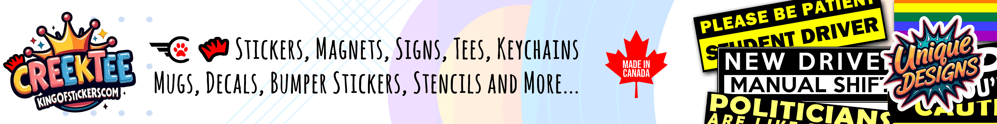 Custom Bumper Stickers, Magnets, Window Cling, Mugs, Key Chains, Lighter Wraps and more